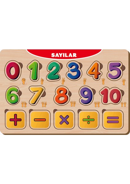 4 Adet Ahşap Bul Tak Eğitici Yapboz Puzzle Seti 11