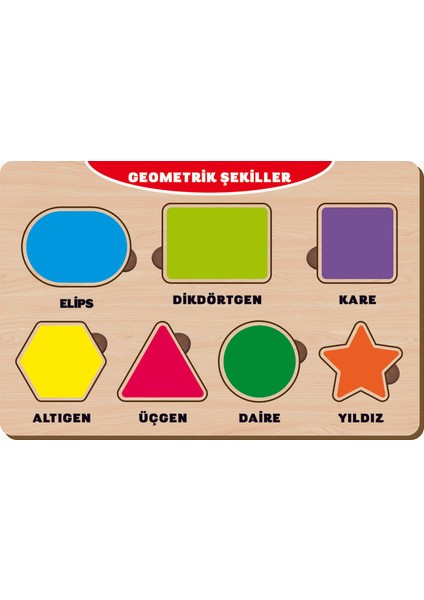 4 Adet Ahşap Bul Tak Eğitici Yapboz Puzzle Seti 9 fırsatları