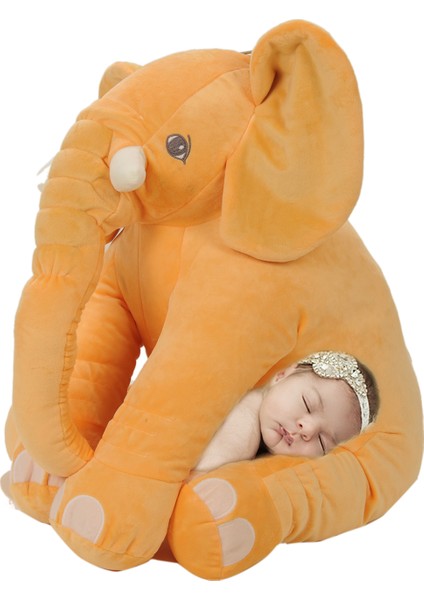 Uyku Arkadaşım Fil 90 cm ve Çıngıraklı Soft Top