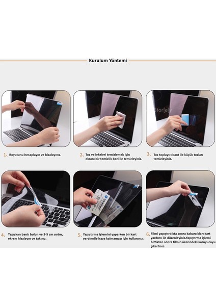 Macbook Pro Ekran Koruyucu A1425 A1502 ile Uyumlu 0.2mm Anti Scratch