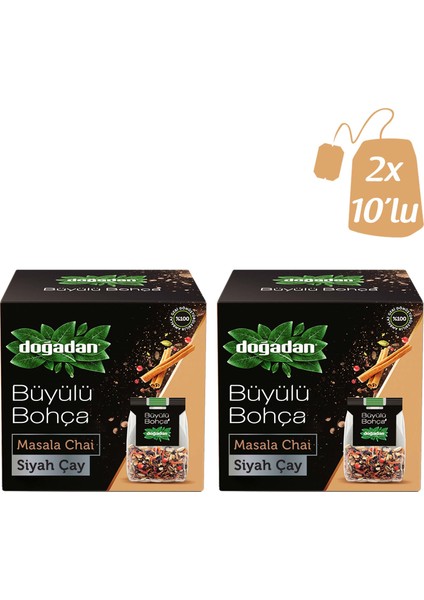 Büyülü Bohça Chai 10’lu Bardak Poşet X2