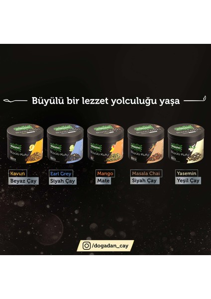 Büyülü Kutu Yeşil Çay Yaseminli Dökme Çay X2