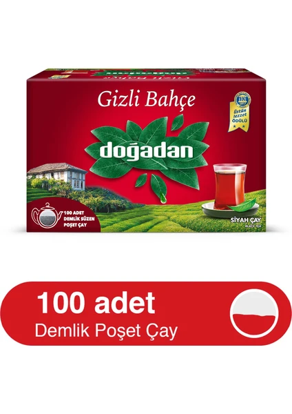 Gizli Bahçe Demlik Poşet Çay 100&primelü