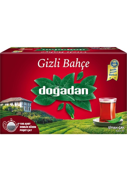 Gizli Bahçe Demlik Poşet Çay 100&primelü