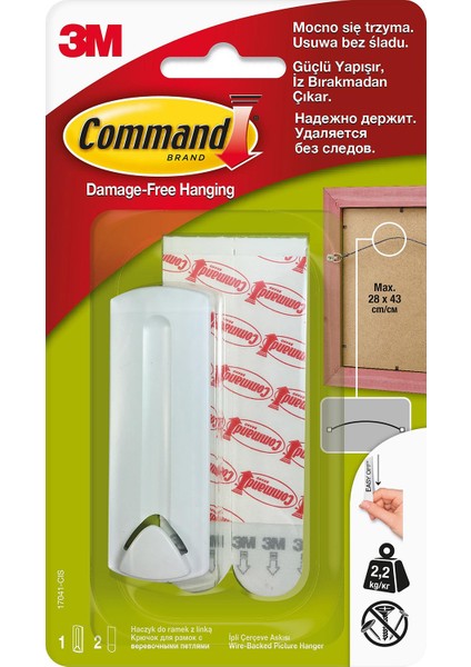 Command 17041 Çerçeve Askı İpli 2.2 Kg Taşır