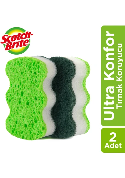 Scotch Brite Ultra Konfor Tırnak Koruyucu Sünger 2'li