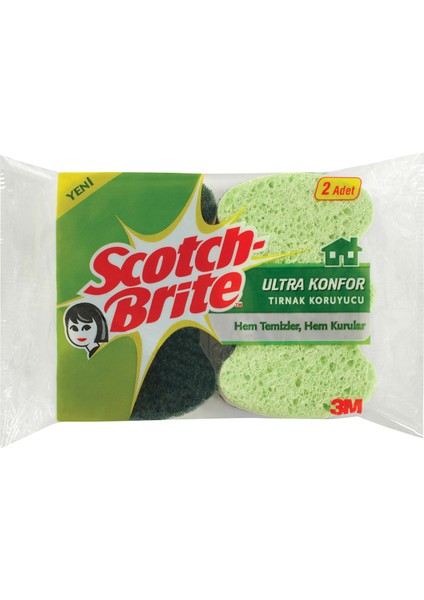 Scotch Brite Ultra Konfor Tırnak Koruyucu Sünger 2'li