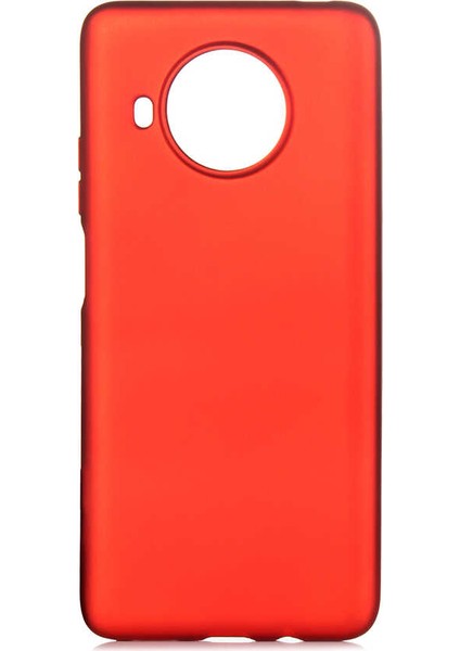 - Xiaomi Redmi Note 9 Pro 5G - Kılıf Mat Soft Premier Silikon Kapak - Kırmızı - T16185