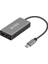 Swapp SW-U510 Gri Metal Type-C To Displayport 4K Çevirici Adaptör 1