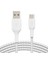 Belkin Type-C Örgülü Data & Hızlı Şarj Kablo 2m Beyaz 1