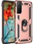 Galaxy S21 Plus Kılıf Shockproof Yüzük Tutuculu Vega Rose Gold 1