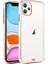 Apple iPhone 12 Pro Max Kılıf Sporty Arkası Lazer Bumper Sert Silikon Mor Beyaz 1