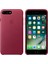 Apple iPhone 7/8 Plus Deri Kılıf-Fuşya 2