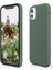 Apple iPhone 11 Kılıf Liquid Lansman Silikon Haki 1