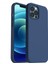 Apple iPhone 12 Mini Kılıf Liquid Lansman Silikon Lacivert 1