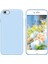 Apple iPhone 6s Plus Kılıf Liquid Lansman Silikon Açık Mavi 1