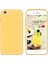Apple iPhone 6s Plus Kılıf Liquid Lansman Silikon Sarı 1