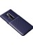 One Plus 8 Pro Kılıf Karbon Desenli Lux Silikon + Tam Kaplayan 6d Polymer Nano Ekran Koruyucu Lacivert 1