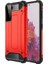 - Samsung Galaxy S21 Plus - Kılıf Çift Katman Zırh Tank Crash Military Kapak - Kırmızı - T16043 1