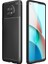 Xiaomi Redmi Note 9 Pro 5g Kılıf Karbon Desenli Lux Silikon + Tam Kaplayan 6d Nano Ekran Koruyucu Siyah 1