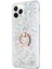 Apple iPhone 11 Pro Kılıf Glitter Liquid Holder Gümüş 2