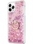 Apple iPhone 11 Pro Max Kılıf Glitter Liquid Holder Pembe 2