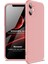 Apple iPhone 12 Kılıf Double Dip 360 Protective Rose Gold 1