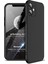 Apple iPhone 12 Mini Kılıf Double Dip 360 Protective Siyah 1