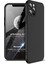 Apple iPhone 12 Pro Kılıf Double Dip 360 Protective Siyah 1
