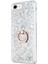 Apple iPhone 8 Kılıf Glitter Liquid Holder Gümüş 2