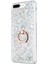 Apple iPhone 8 Plus Kılıf Glitter Liquid Holder Gümüş 2