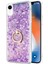 Apple iPhone Xr Kılıf Glitter Liquid Holder Mor 1