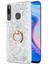 Huawei P Smart Z Kılıf Glitter Liquid Holder Gümüş 1