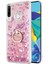 Huawei P30 Lite Kılıf Glitter Liquid Holder Pembe 1