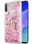 Huawei P40 Lite E Kılıf Glitter Liquid Holder Pembe 1