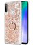 Huawei Y6P Kılıf Glitter Liquid Holder Gold 1