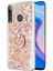 Huawei Y9 Prime 2019 Kılıf Glitter Liquid Holder Gold 1