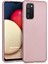 Matte Silicone Samsung Galaxy A02S Kılıf Rose Gold 1