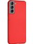 Matte Silicone Galaxy S21 Kılıf Kırmızı 2
