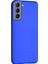 Matte Silicone Galaxy S21 Plus Kılıf Mavi 2