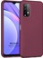 Matte Silicone Xiaomi Redmi Note 9 4g Kılıf Mor 1