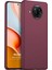Matte Silicone Xiaomi Redmi Note 9 Pro 5g Kılıf Mor 1