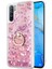 Oppo A91 Kılıf Glitter Liquid Holder Pembe 1