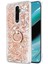 Oppo Reno 2z Kılıf Glitter Liquid Holder Gold 1