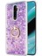 Oppo Reno 2z Kılıf Glitter Liquid Holder Mor 1