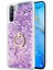 Oppo Reno 3 Kılıf Glitter Liquid Holder Mor 1