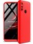 Realme C3 Kılıf Double Dip 360 Protective Kırmızı 1