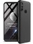 Realme C3 Kılıf Double Dip 360 Protective Siyah 1