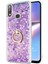Galaxy A10S Kılıf Glitter Liquid Holder Mor 1