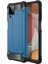 Samsung Galaxy A12 Kılıf Rugged Ar Mavi 1